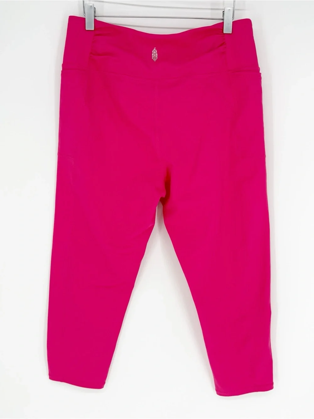 Free People‎ Movement Breath Easy Cropped Leggings L Pink